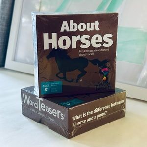 COPY - NEW Word Teasers About Horses Card Game